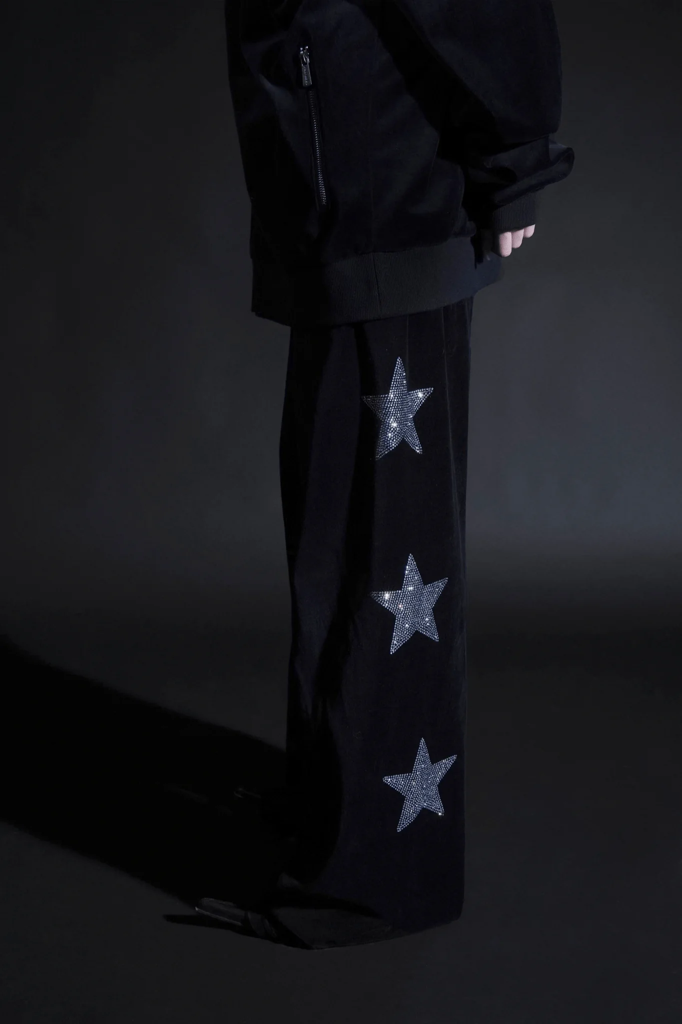 Star Velour Tracksuit Pants - Image 4