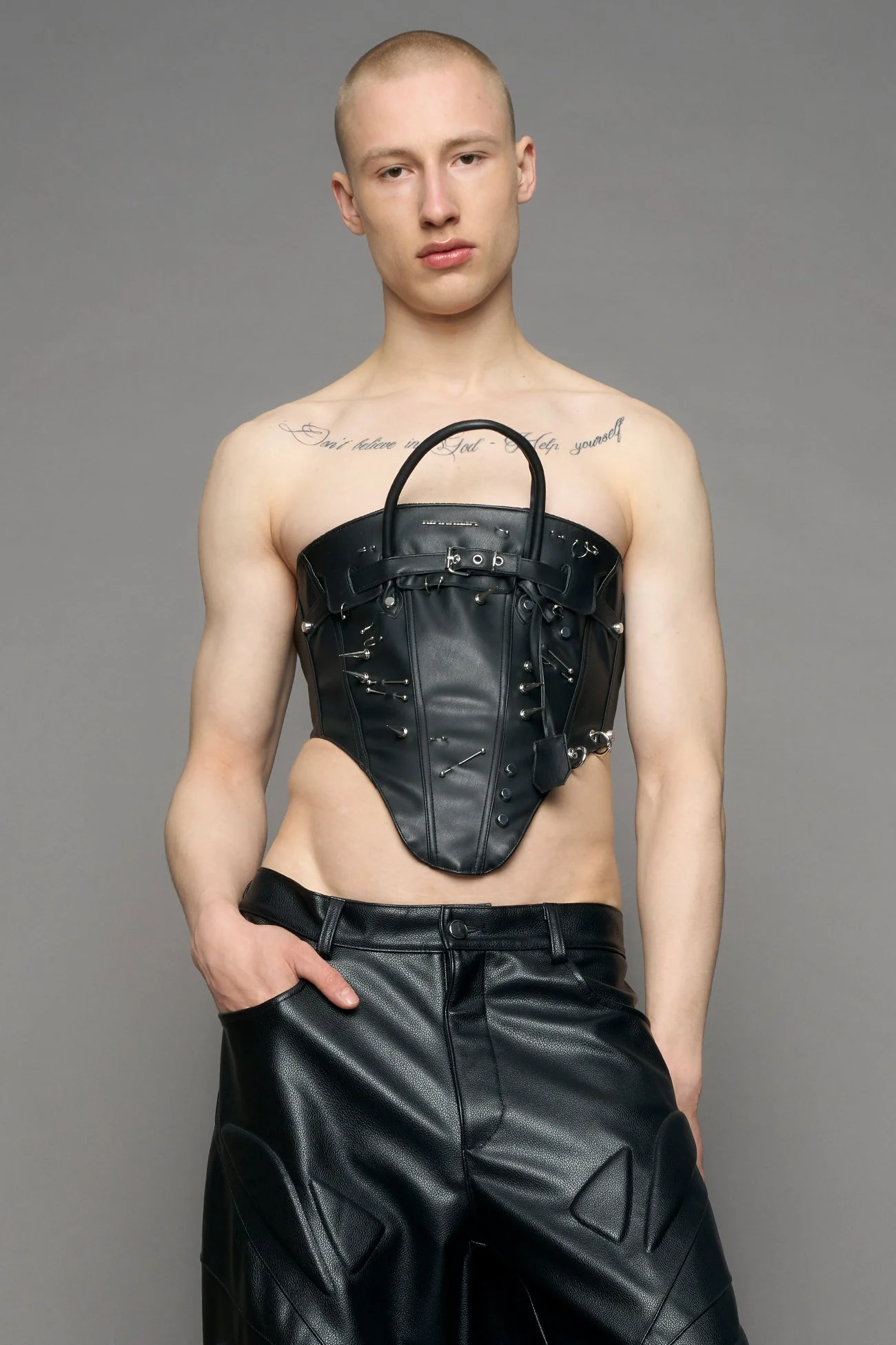 Studded Heiress Handbag Corset - Image 6