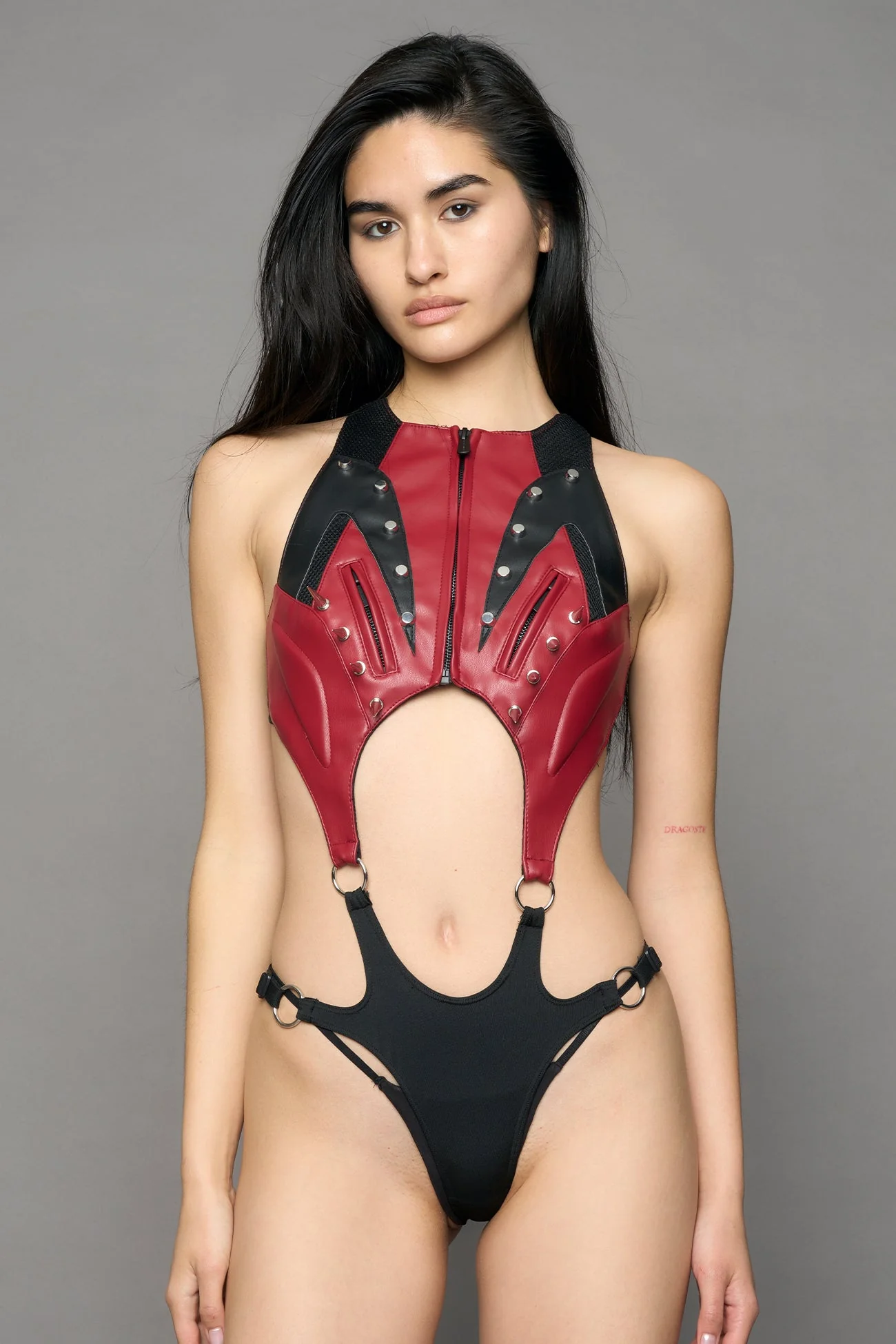 Studded Octane Moto Body Flat Panty - Image 6