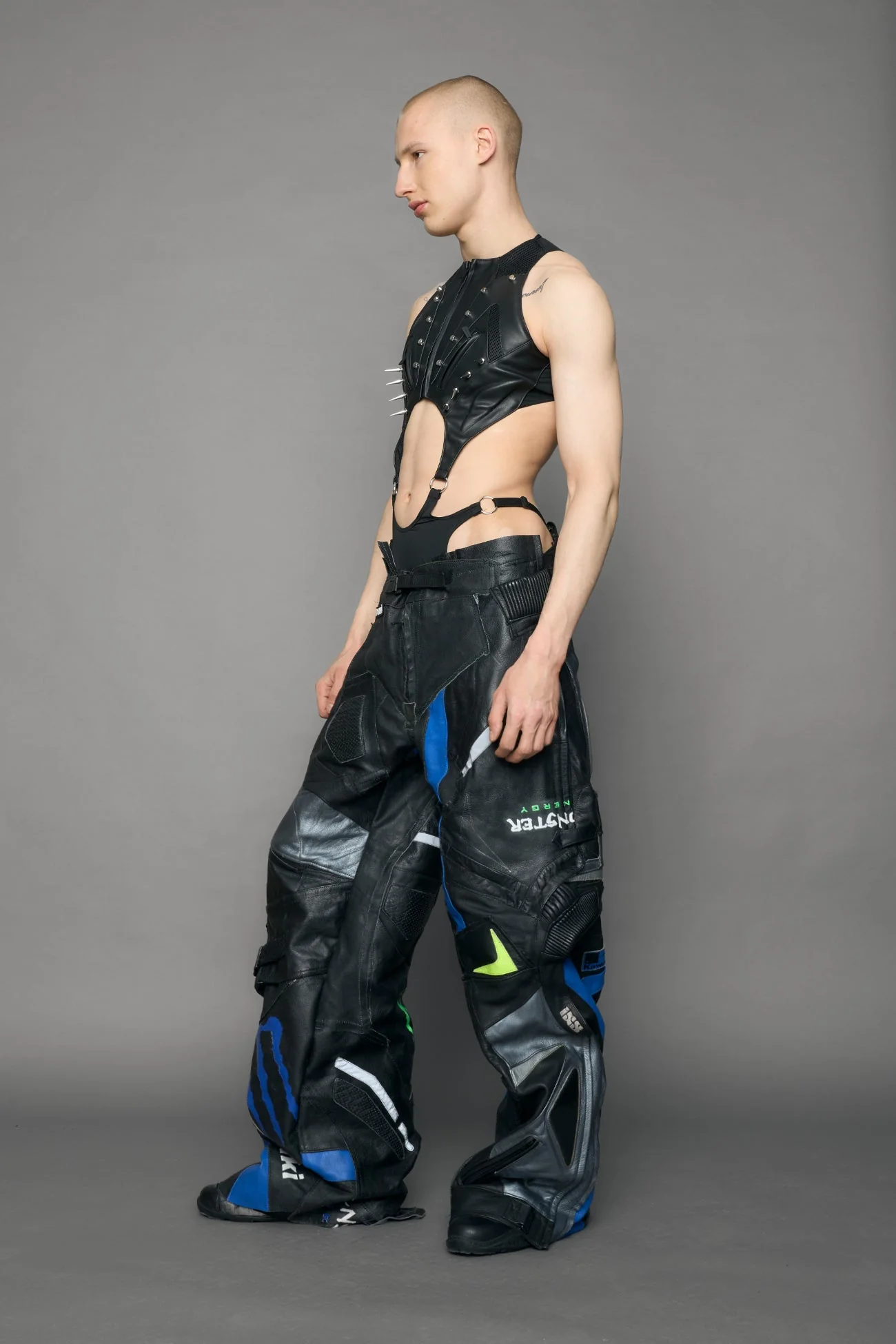 Studded Octane Moto Body Pouch Panty - Image 5