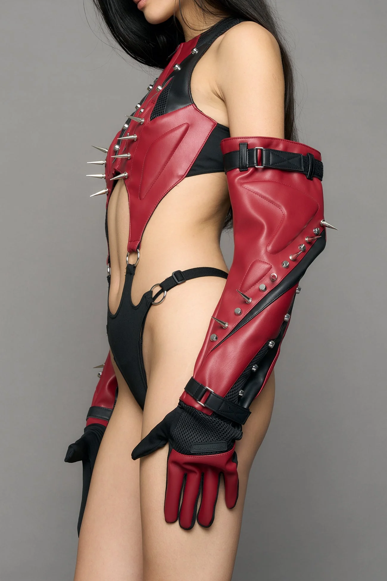 Studded Octane Moto Gloves - Image 3
