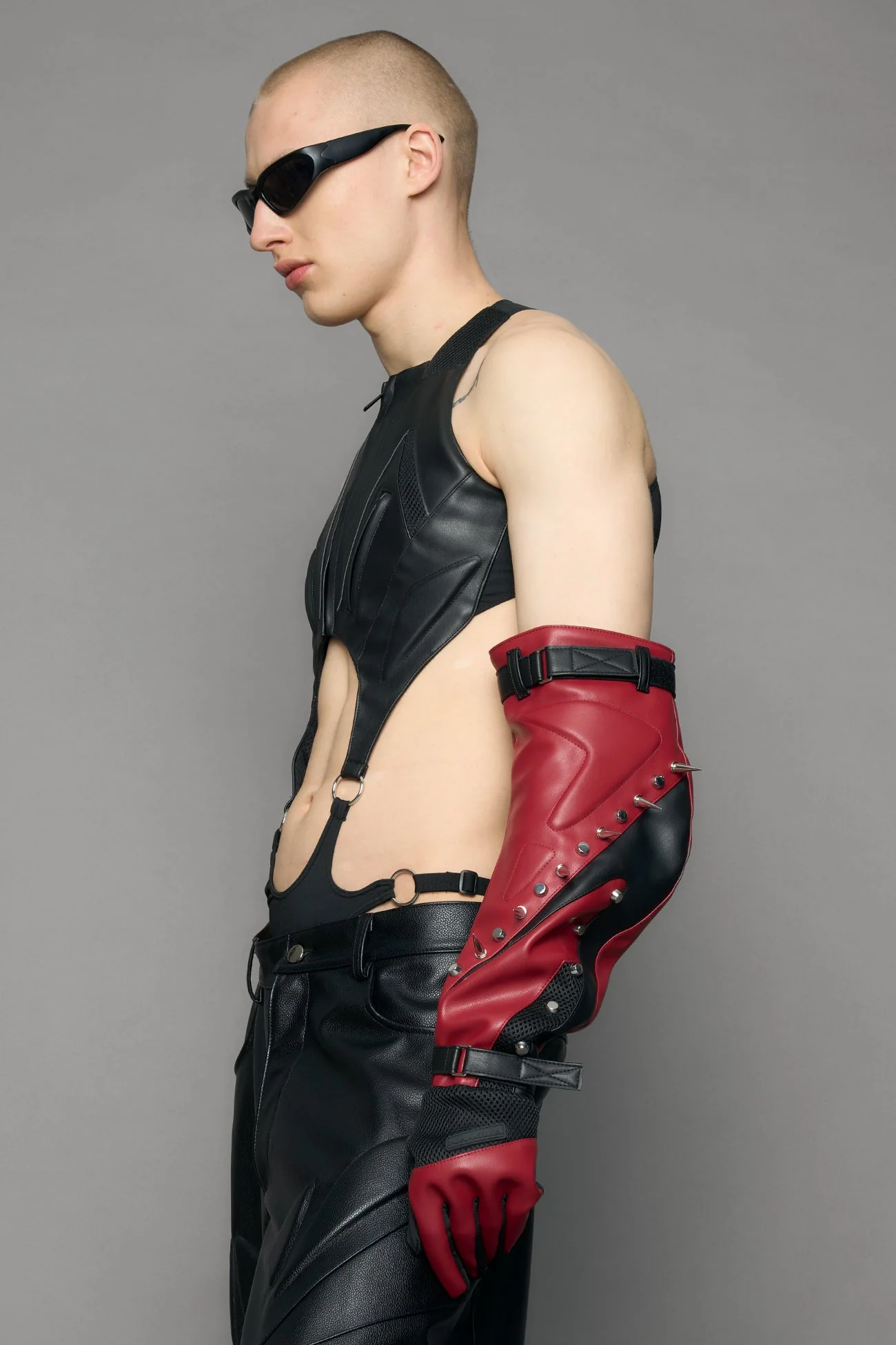 Studded Octane Moto Gloves - Image 8