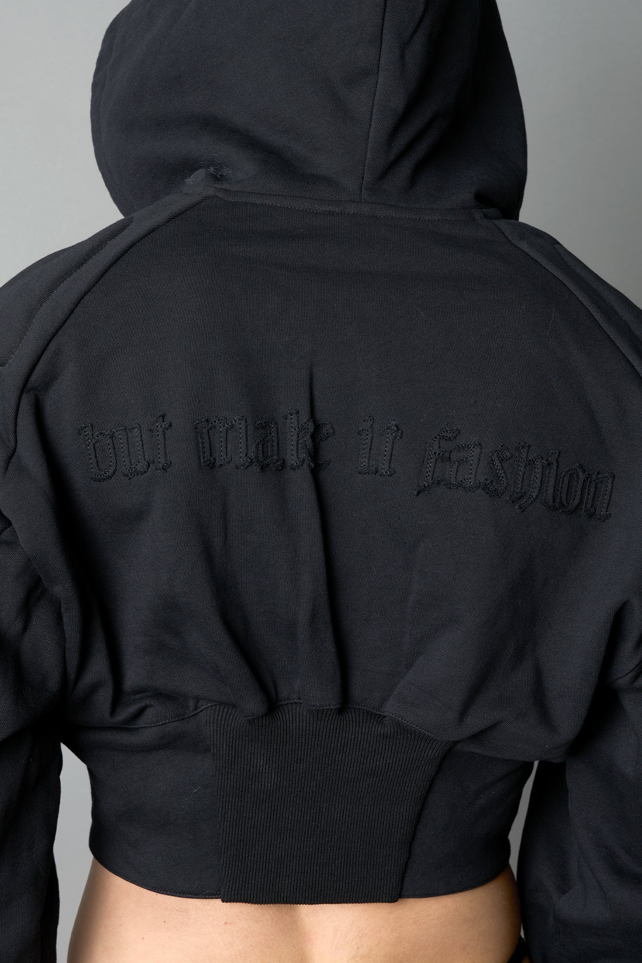Sweat Corset Zip Hoodie - Image 10