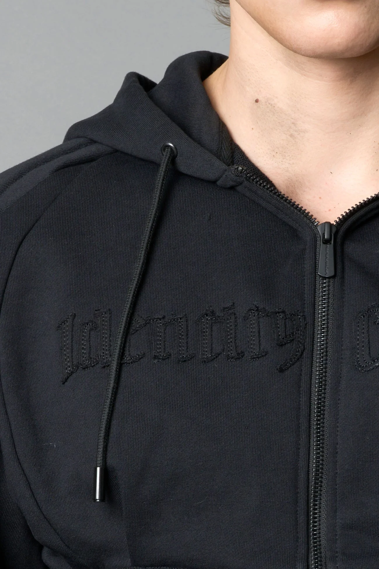 Sweat Corset Zip Hoodie - Image 11