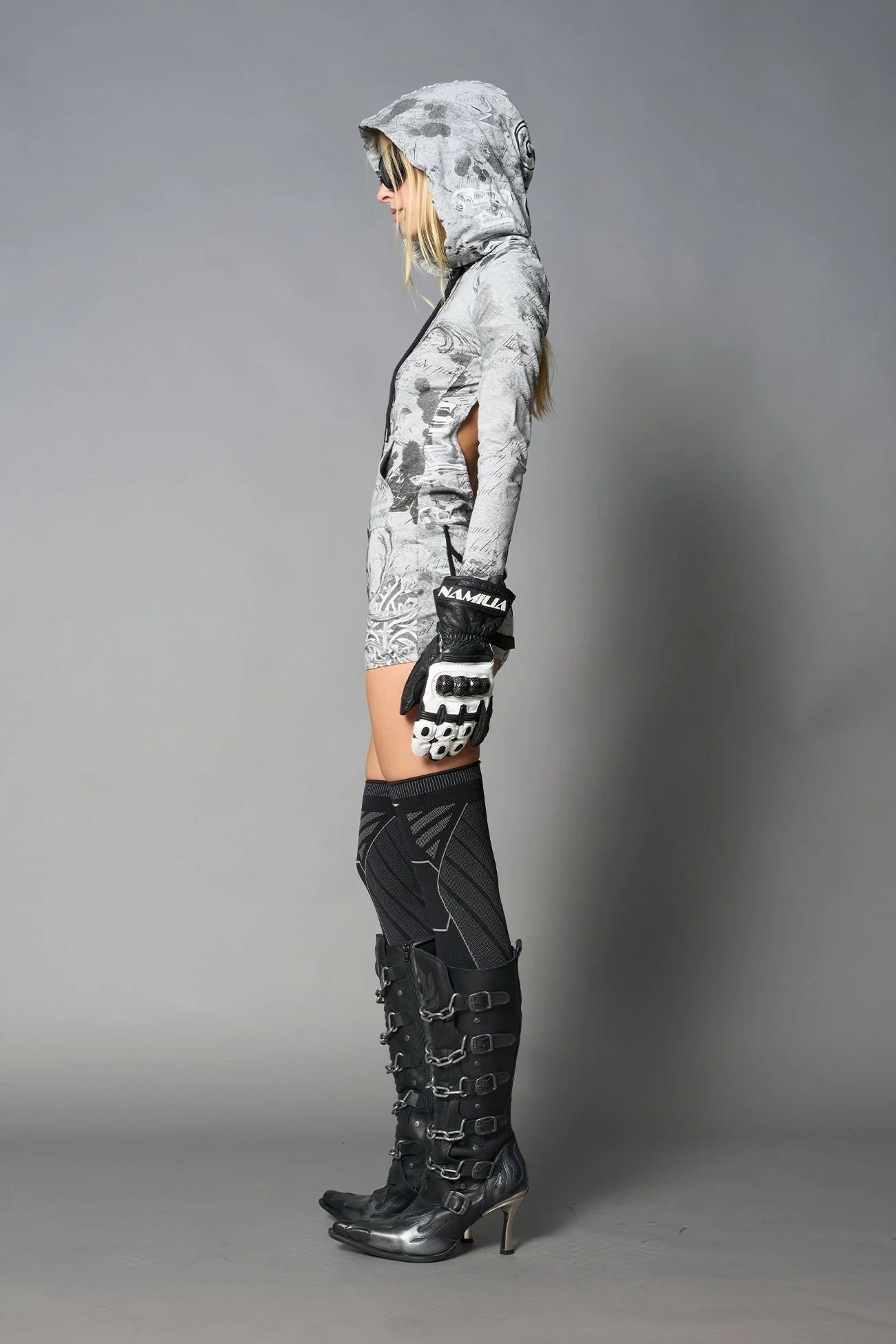 Totally Hooded Mini Dress - Image 14
