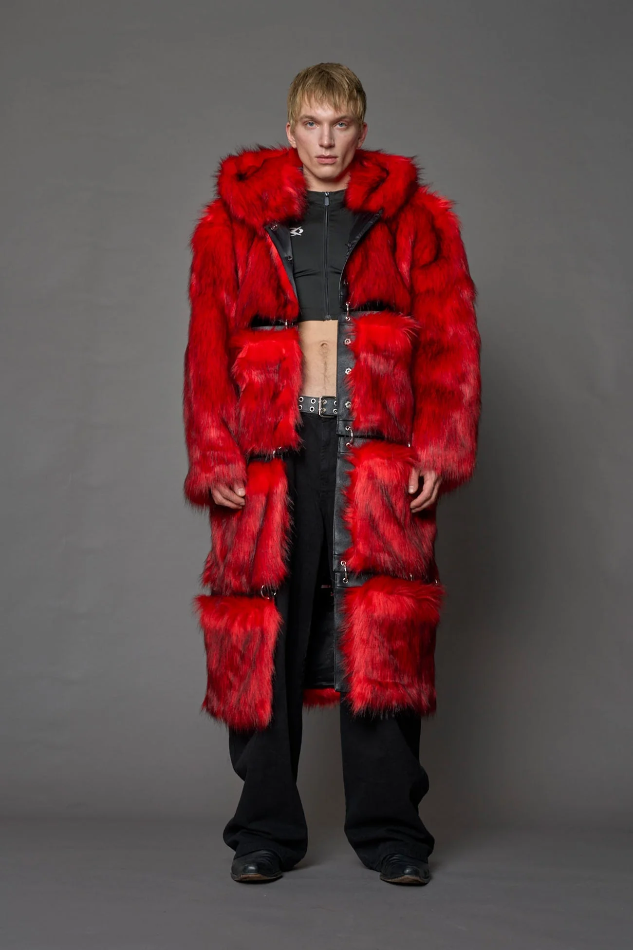 Vip Detachable Faux Fur Coat - Image 12