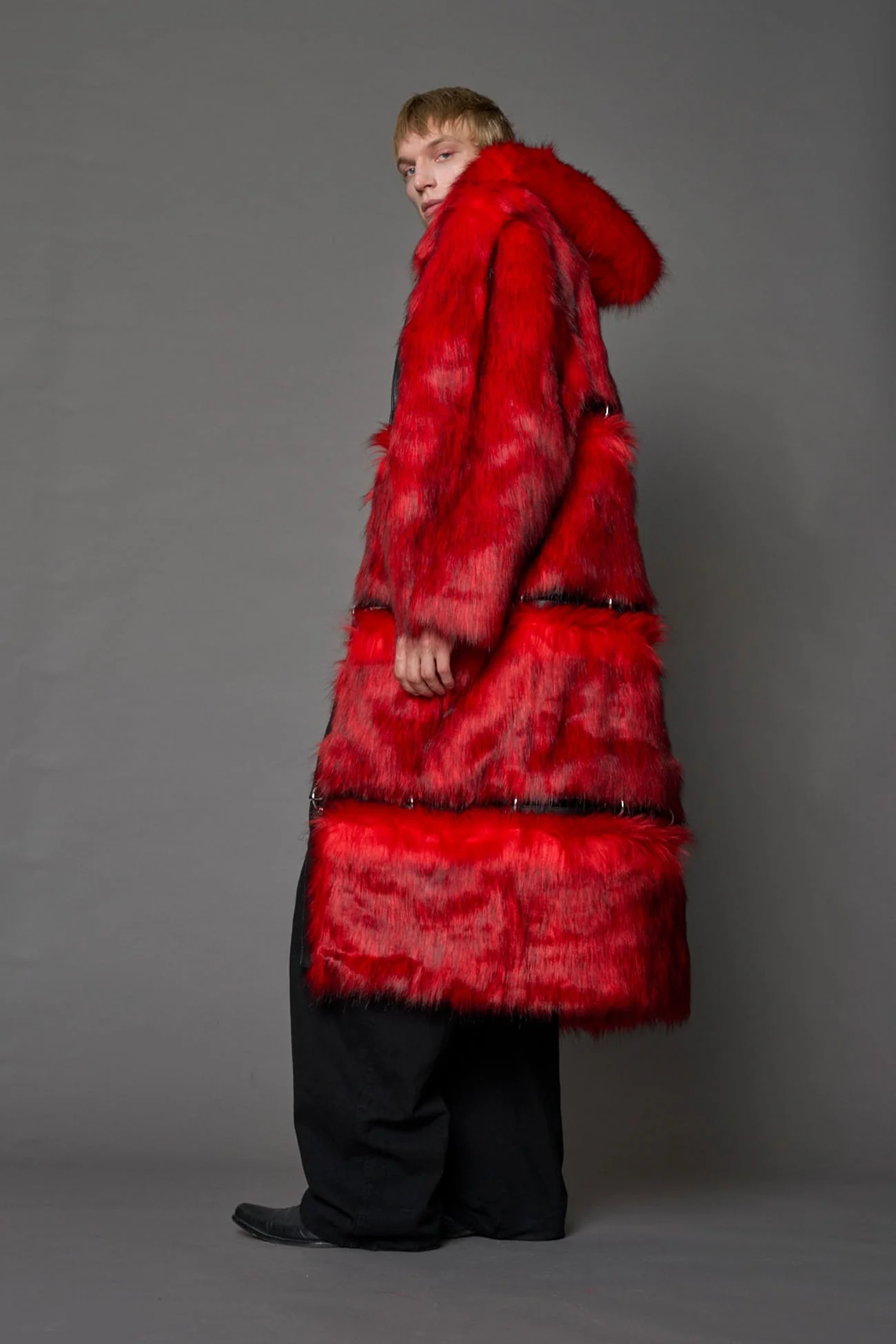 Vip Detachable Faux Fur Coat - Image 14