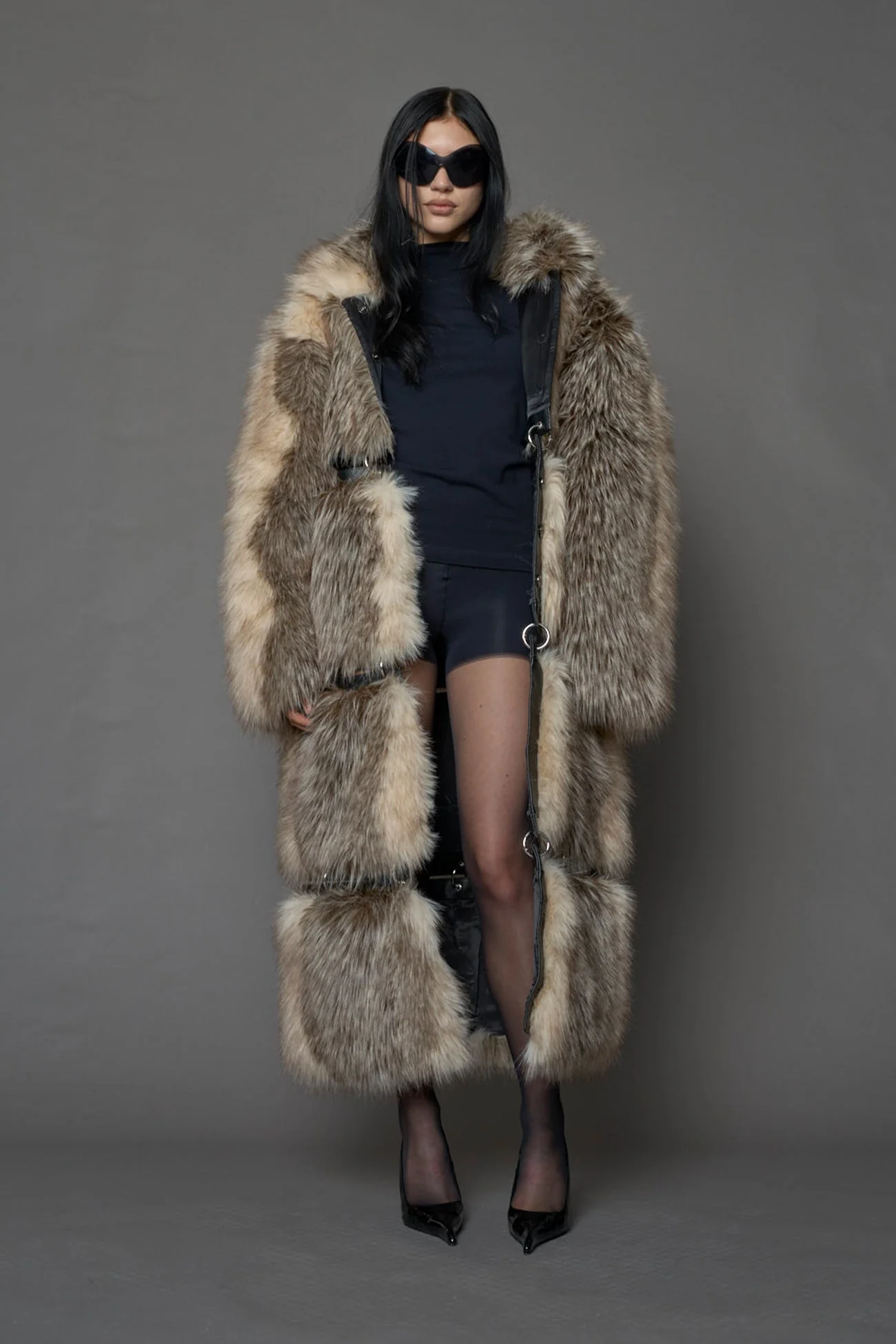 Vip Detachable Faux Fur Coat - Image 16