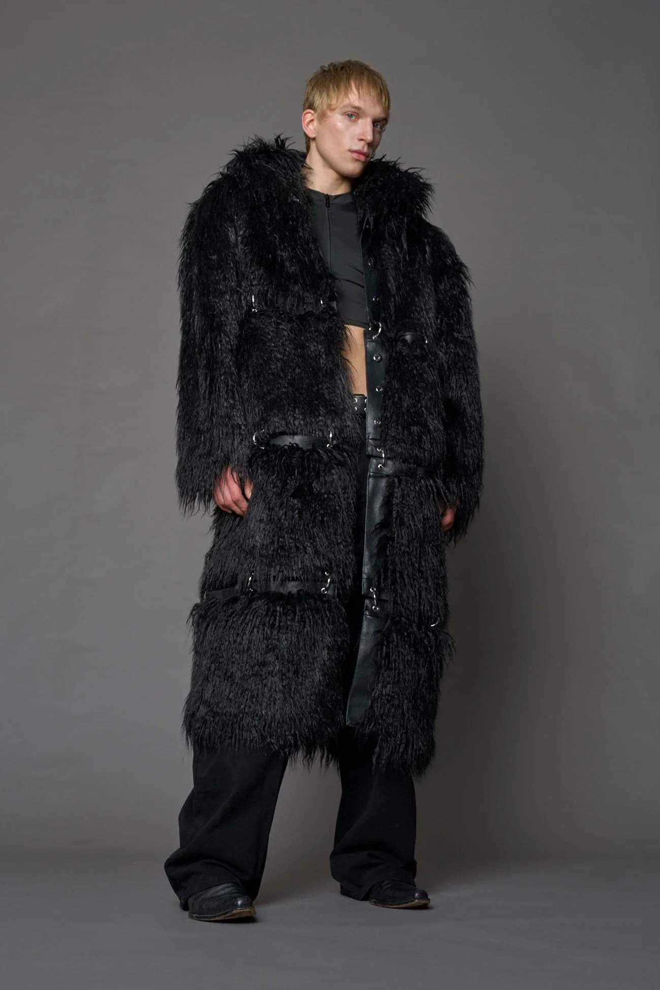 Vip Detachable Faux Fur Coat - Image 5