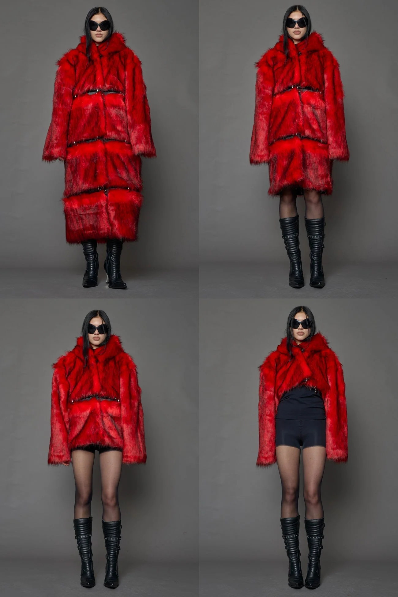 Vip Detachable Faux Fur Coat - Image 9