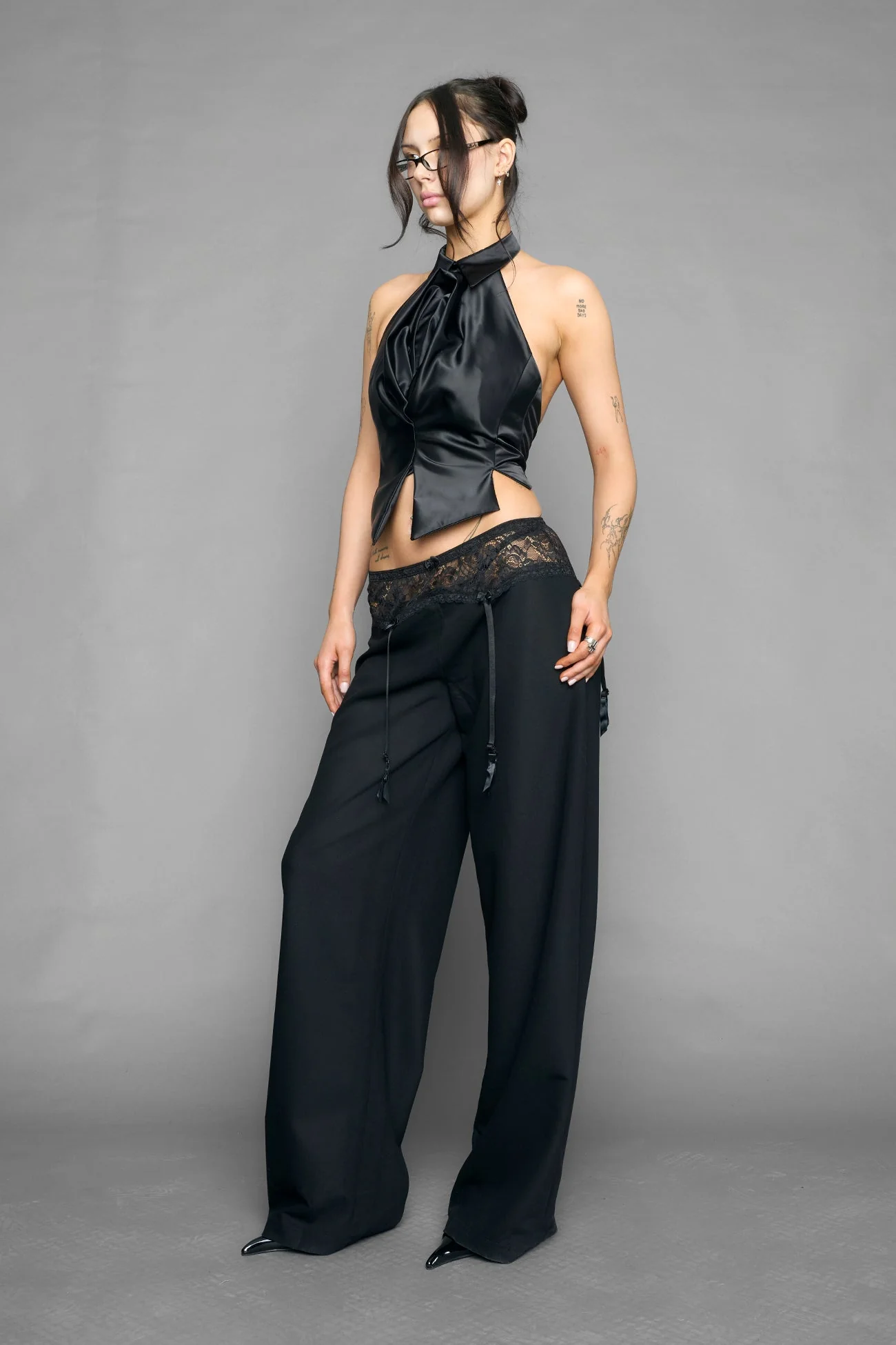 Vulva satin blouse - Image 3