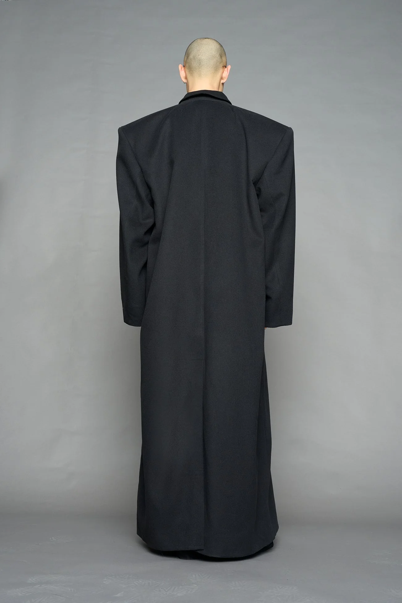 Wool Elongated Blazer Coat - Image 10