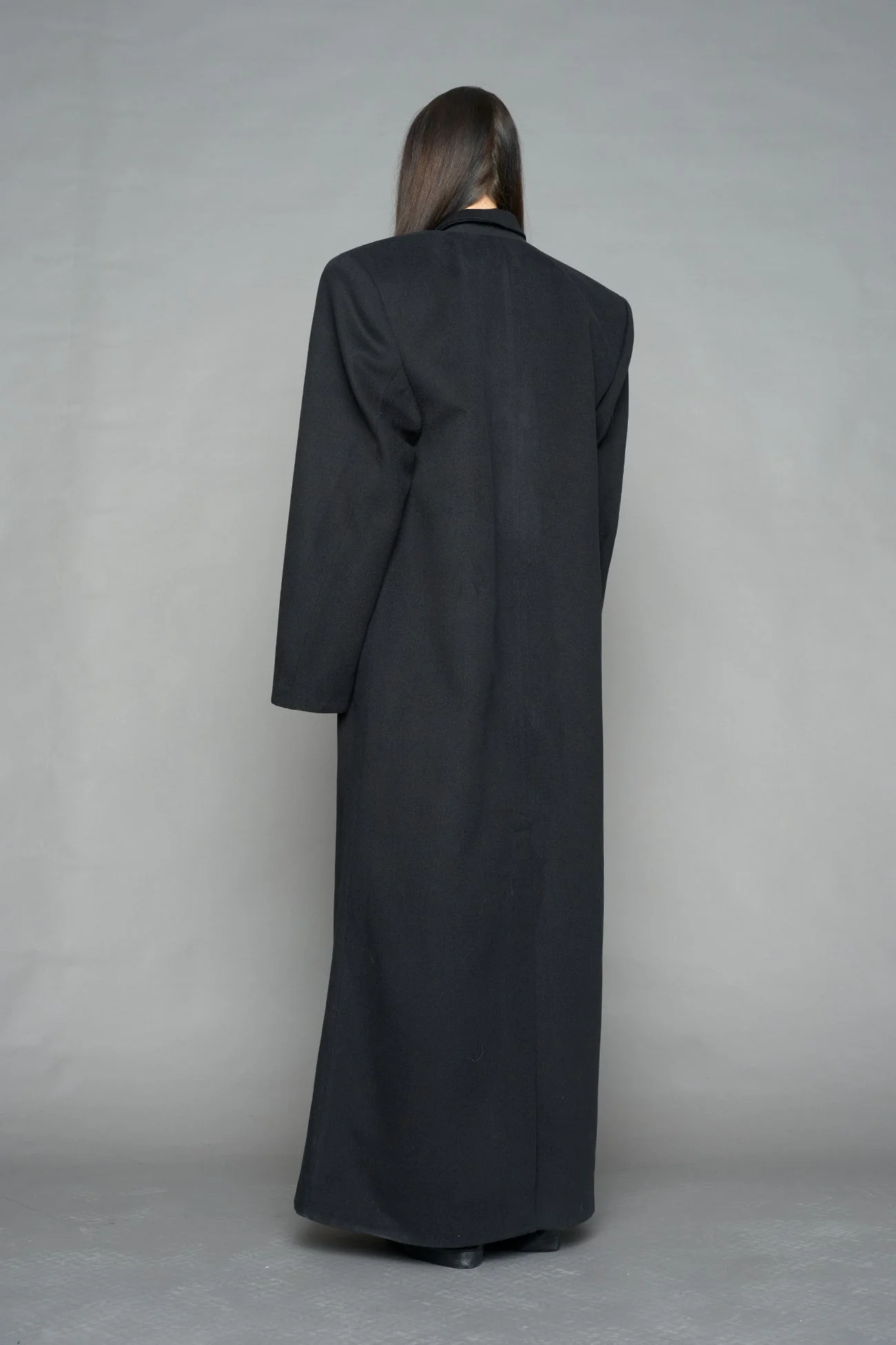 Wool Elongated Blazer Coat - Image 4