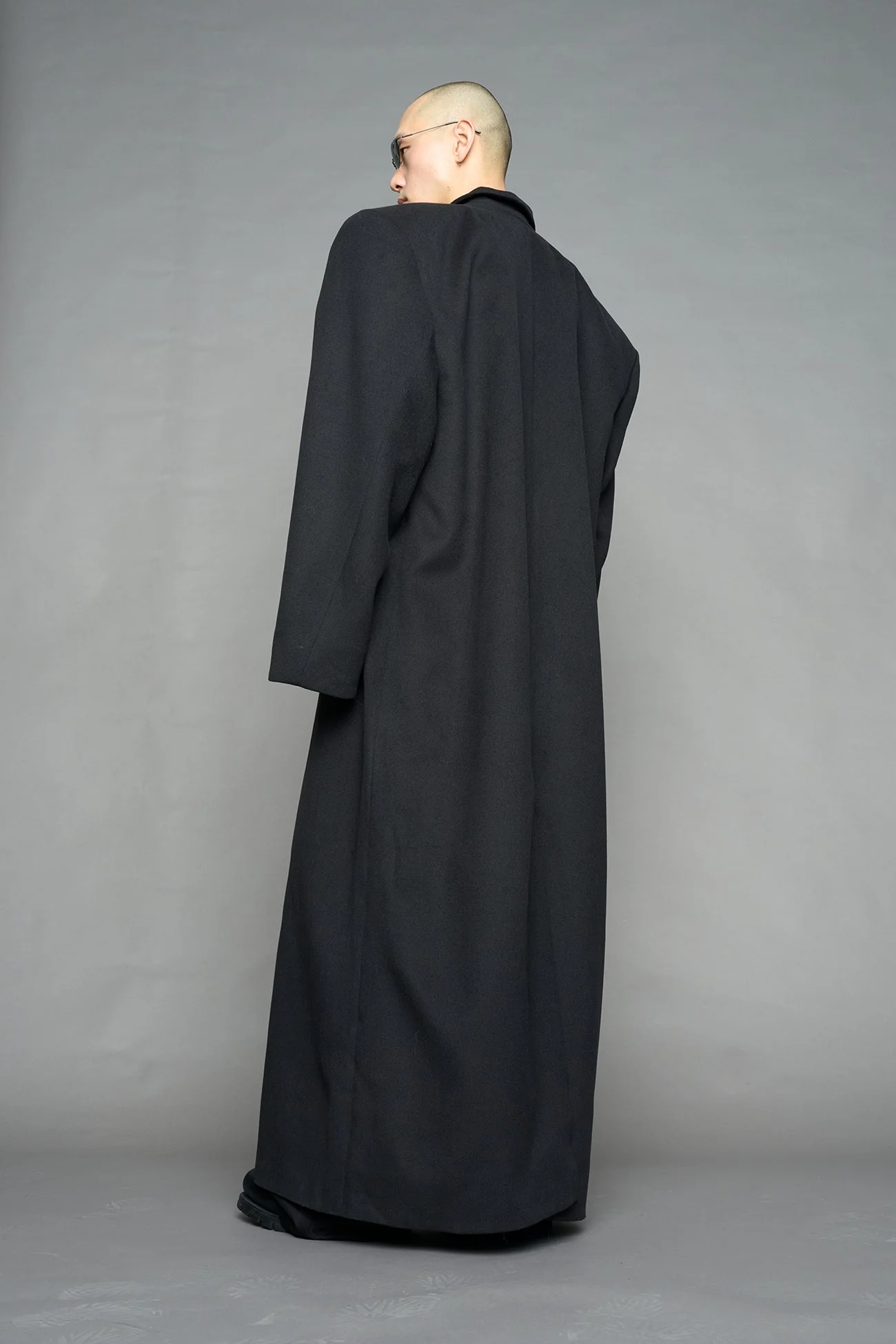Wool Elongated Blazer Coat - Image 9