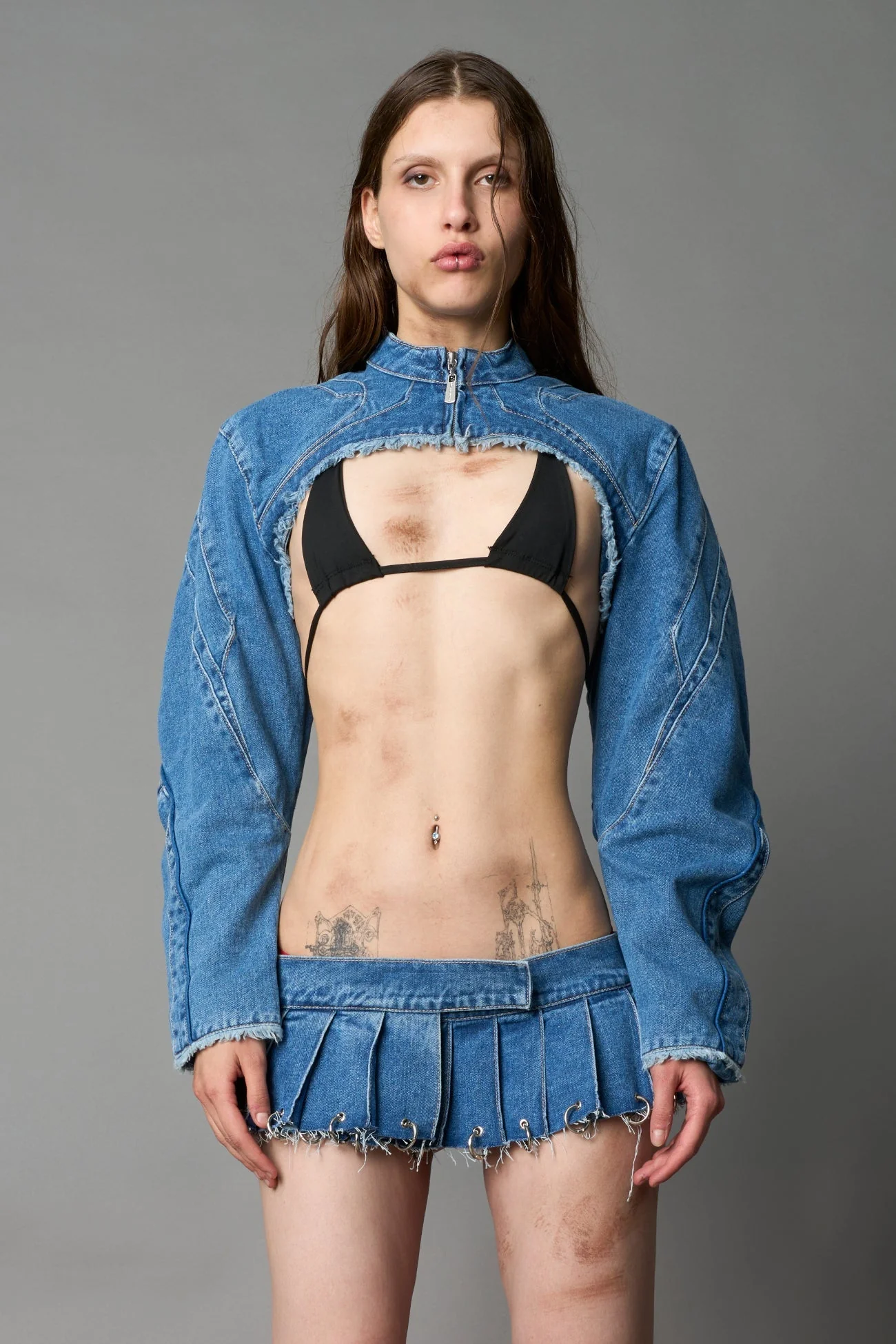 XTC Denim Choker Jacket - Image 11