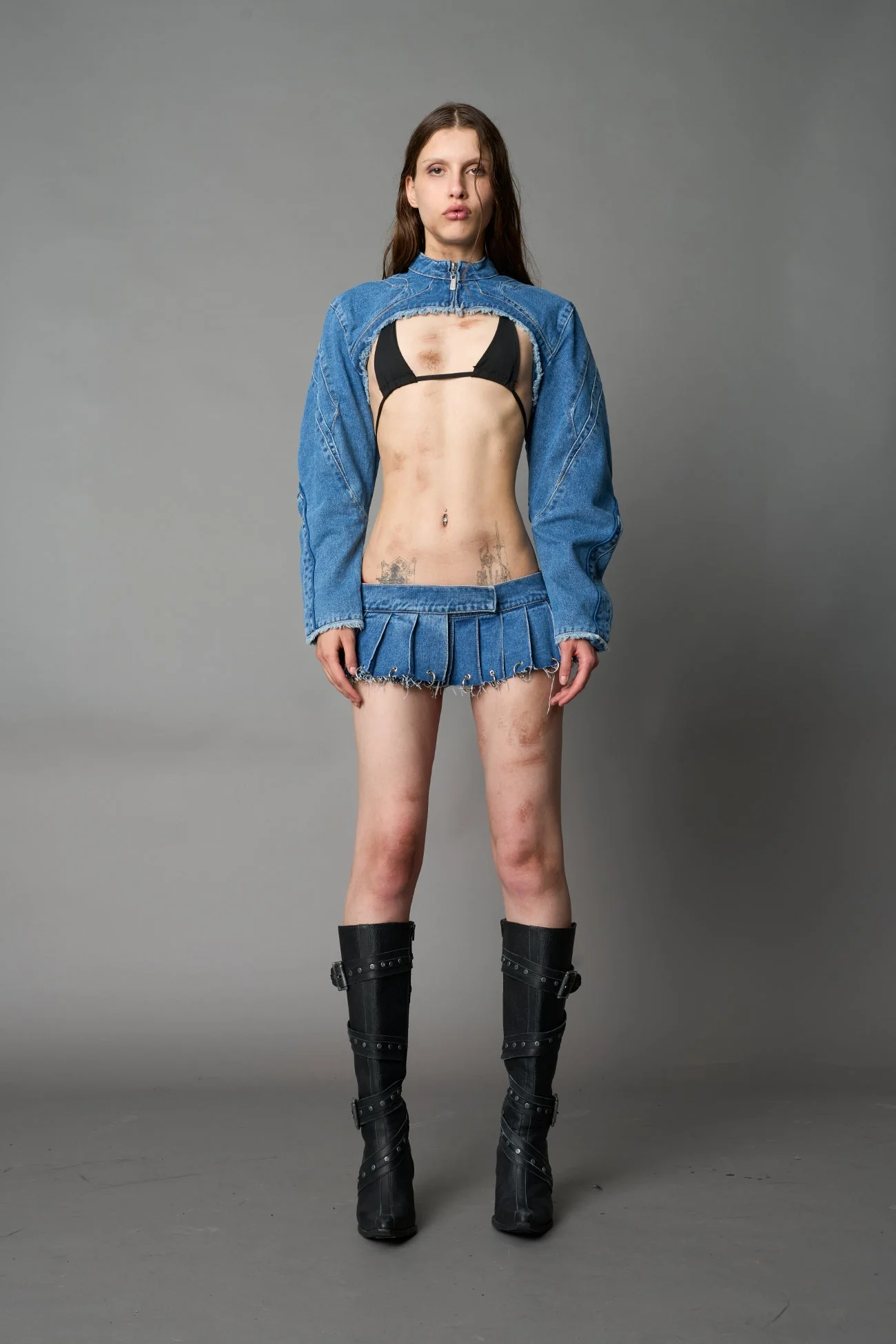 XTC Denim Choker Jacket - Image 13