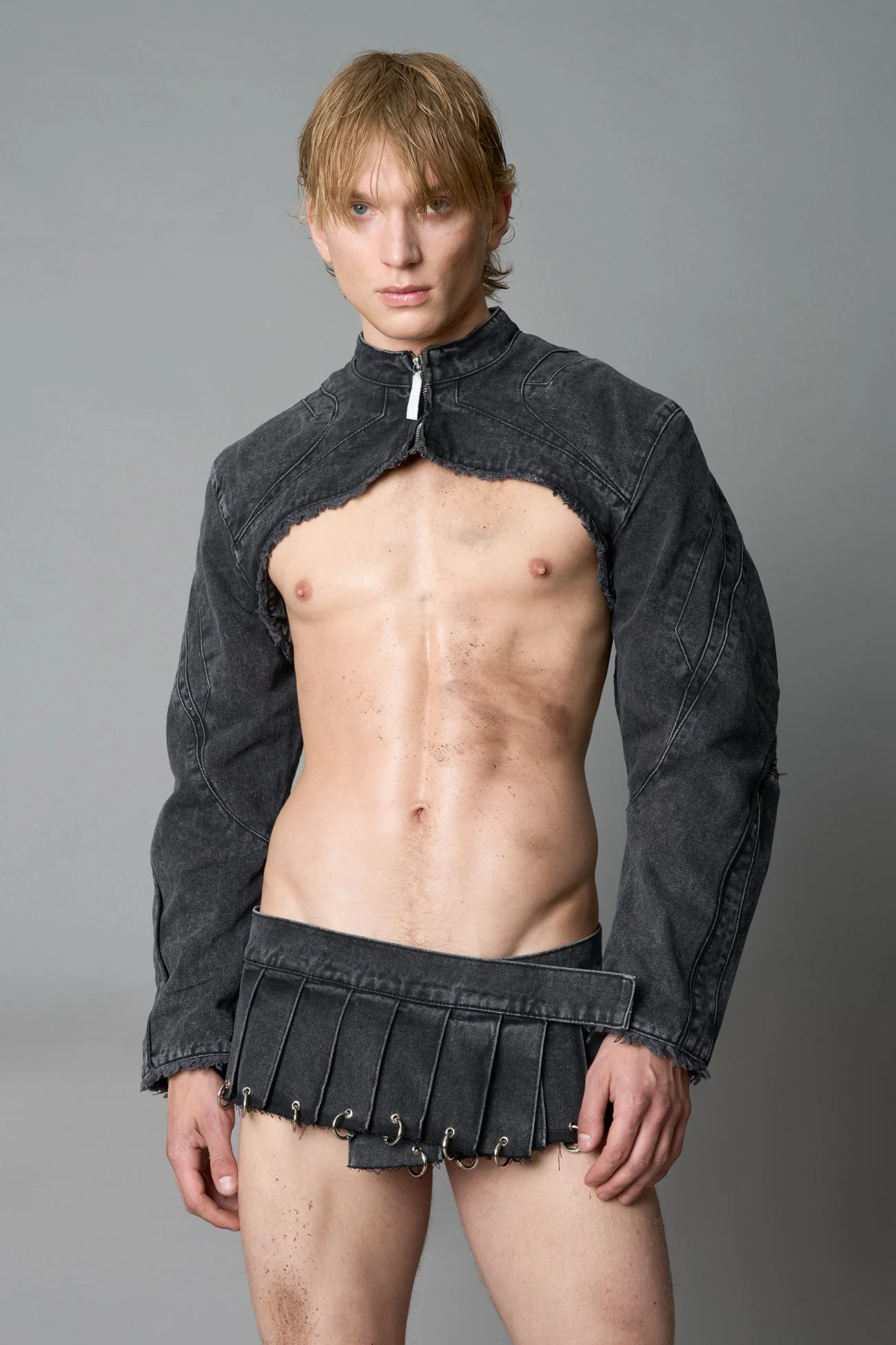XTC Denim Choker Jacket - Image 7