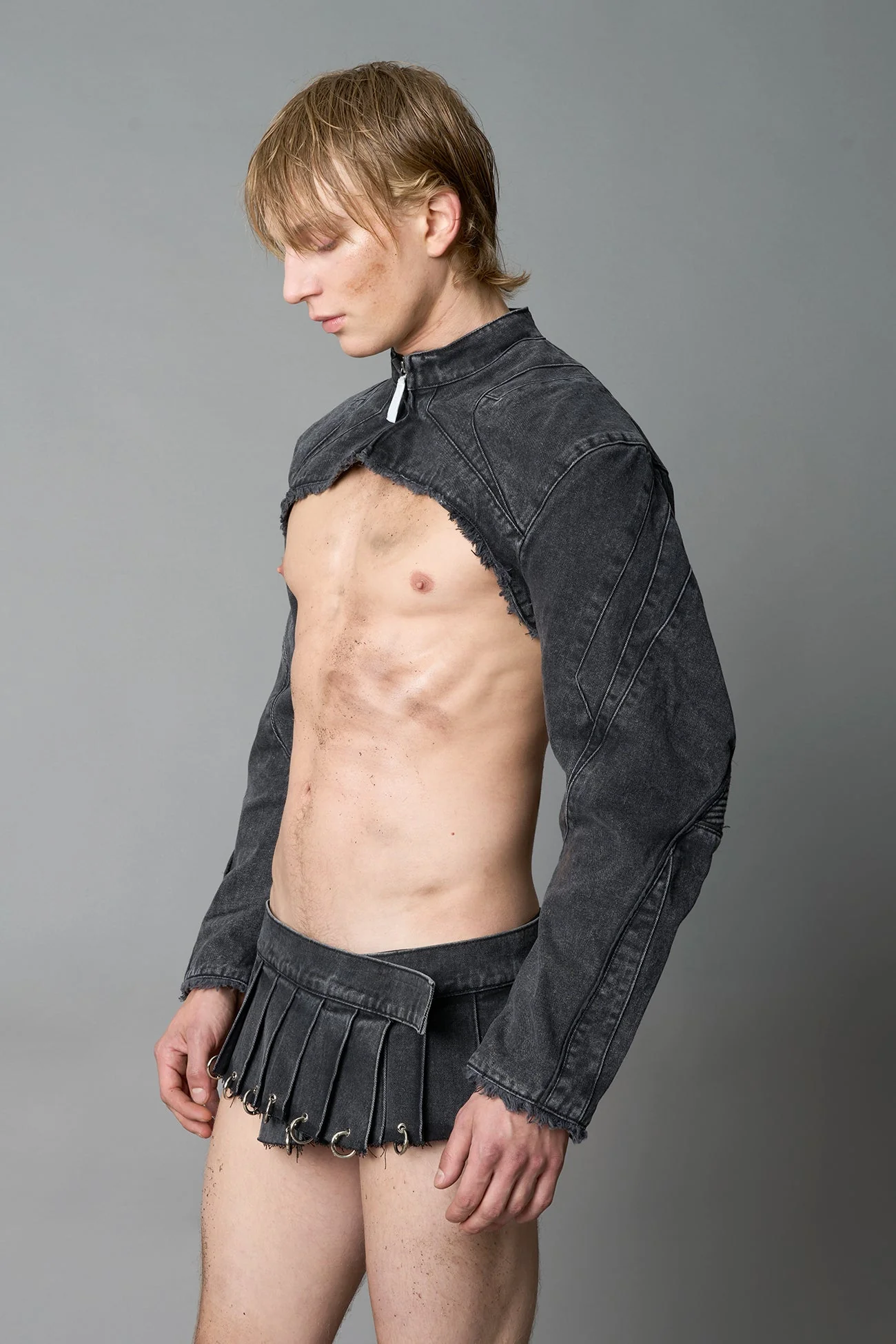 XTC Denim Choker Jacket - Image 8