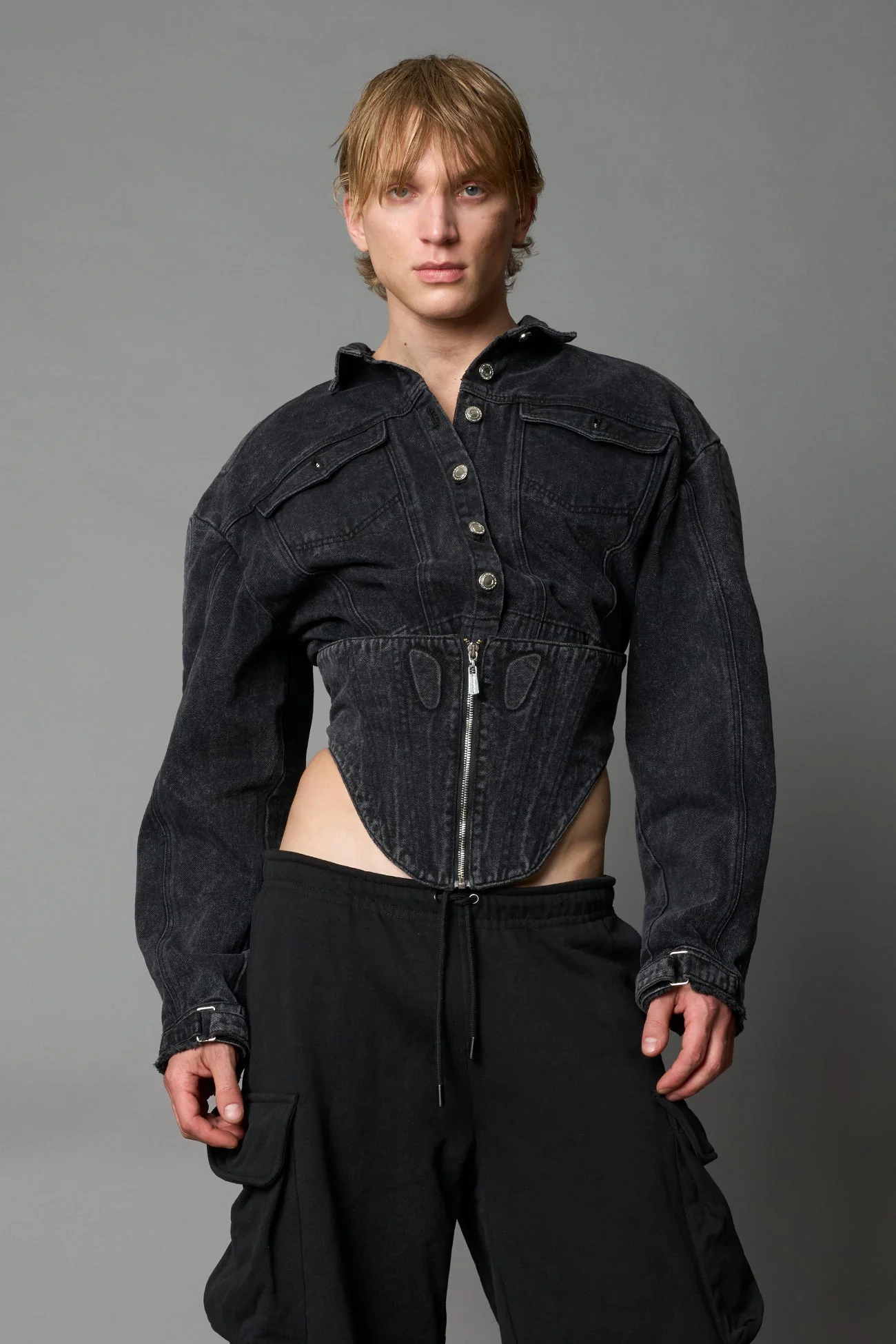 XTC Denim Corset Jacket - Image 11