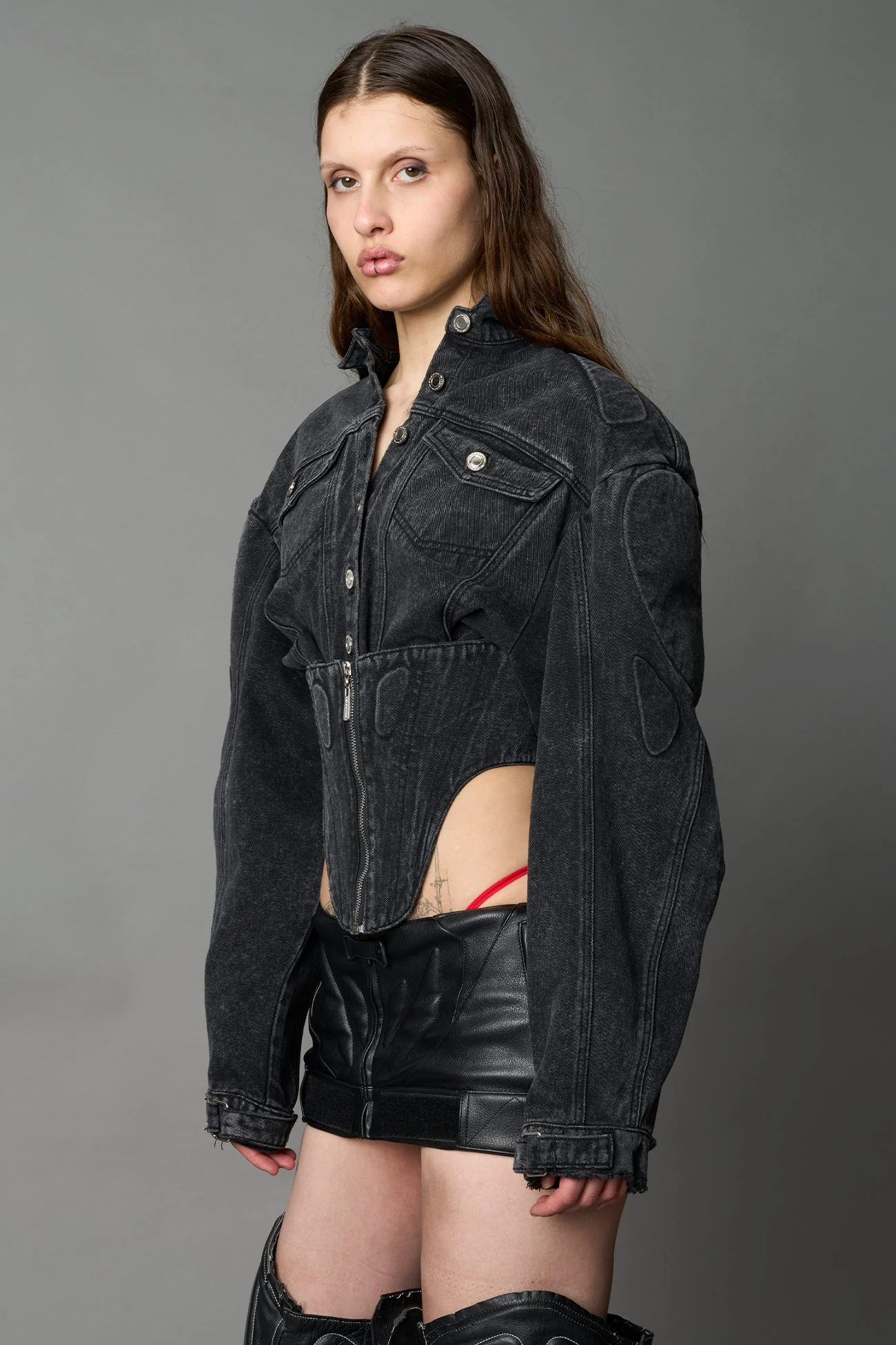 XTC Denim Corset Jacket - Image 8
