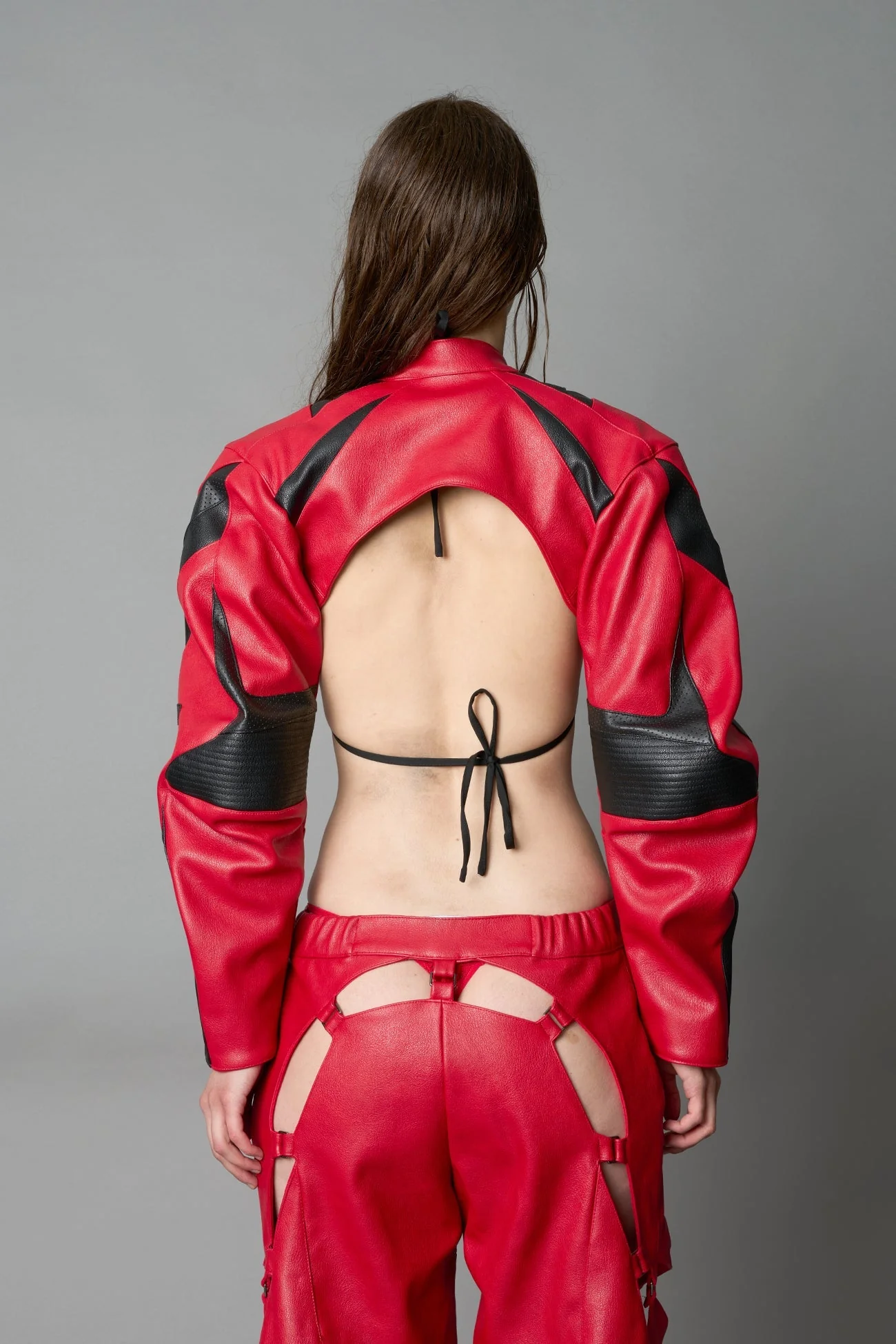 XTC Leather Choker Jacket - Image 15