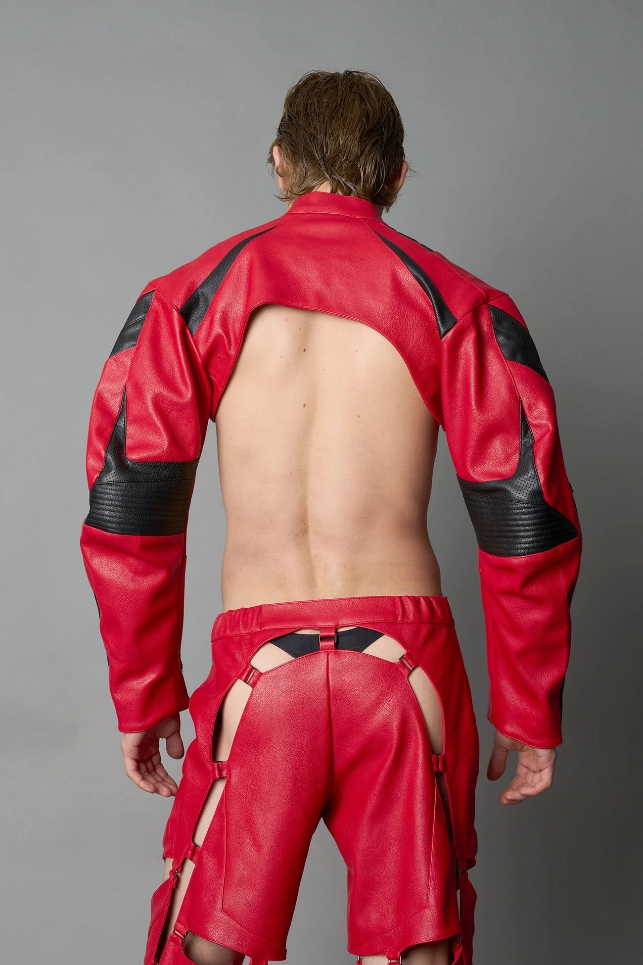 XTC Leather Choker Jacket - Image 20