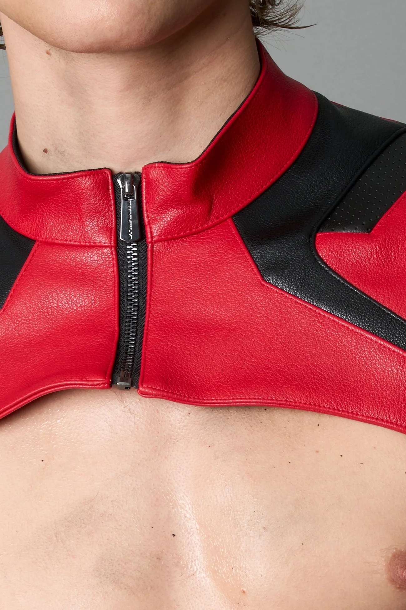 XTC Leather Choker Jacket - Image 21